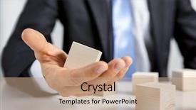  Presentation with human resource - Colorful slide deck enhanced with business hierarchy and human resource backdrop and a  colored foreground