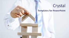  Presentation with human resources - Theme with business hierarchy and human resource background and a  colored foreground