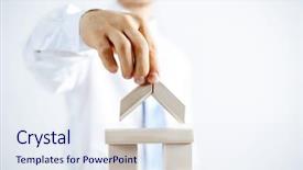  Presentation with human resources - Slides with business hierarchy and human resource background and a  colored foreground