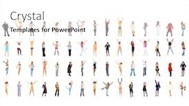  Presentation with business culture - Presentation theme consisting of business idea corporate culture background and a white colored foreground