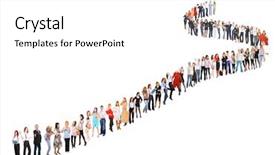  Presentation with idea - Audience pleasing slide deck consisting of business idea very long line backdrop and a white colored foreground