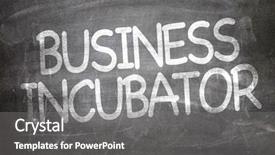  Presentation with incubator - Audience pleasing PPT layouts consisting of business incubator written backdrop and a gray colored foreground