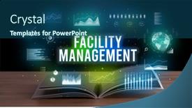  Presentation with business book - Audience pleasing PPT layouts consisting of business-inscription-coming-out backdrop and a  colored foreground