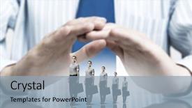  Presentation with foster care - Presentation theme enhanced with  background and a  colored foreground