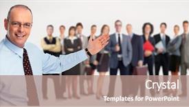 Presentation with businessman loses - Amazing presentation design having business insurance backgrounds - inviting businessman backdrop and a coral colored foreground