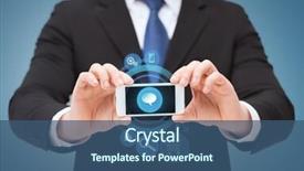  Presentation with black technology - Presentation theme enhanced with business internet and technology concept background and a  colored foreground