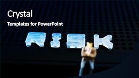  Presentation with banking - Theme enhanced with business investment concept picture - risk background and a  colored foreground