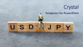  Presentation with investment - Amazing PPT theme having investment concept picture - usd jpy backdrop and a lemonade colored foreground