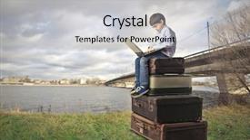  Presentation with learning - Theme consisting of business kids - young kid learning background and a light gray colored foreground