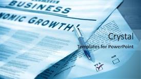  Presentation with contract - Beautiful presentation theme featuring business law - contract backdrop and a light blue colored foreground