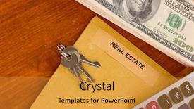  Presentation with real estate lending - PPT layouts enhanced with business law - folder with information of real background and a gold colored foreground