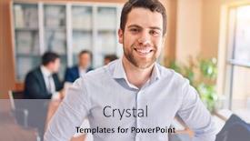  Presentation with law firm - Beautiful slide set featuring business-lawyers-workers-meeting backdrop and a lemonade colored foreground