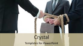  Presentation with employee relations - Presentation theme consisting of business leader pulls related employee background and a soft green colored foreground