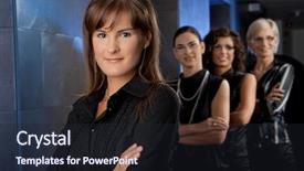  Presentation with lift - Amazing slide deck having business leads - team of attractive young businesswomen backdrop and a wine colored foreground