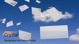  Presentation with blue business - Audience pleasing theme consisting of waves of sand - formed by wind and water backdrop and a tawny brown colored foreground