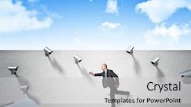  Presentation with cctv - Theme enhanced with korres - silver mantis shrimp or known background and a coral colored foreground