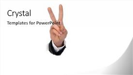  Presentation with paper hand drawn politics - Colorful presentation theme enhanced with man hand in the paper backdrop and a white colored foreground