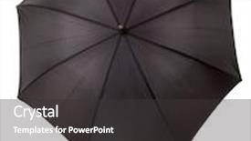  Presentation with hidden - Amazing theme having business man hidden in umbrella against white background backdrop and a dark gray colored foreground