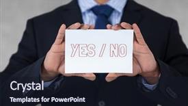  Presentation with business card - Amazing presentation design having business man holding a card backdrop and a wine colored foreground