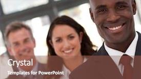  Presentation with african american business - PPT theme having business man leading a team background and a  colored foreground