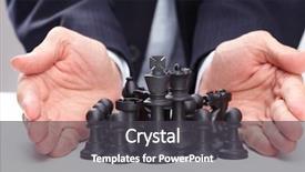  Presentation with moving business - Amazing PPT layouts having teamleader - business man moving chess figure backdrop and a dark gray colored foreground