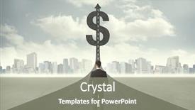  Presentation with business road map - Audience pleasing slide set consisting of business man on road heading backdrop and a gray colored foreground