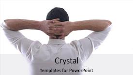  Presentation with bond - Presentation design consisting of business man pulling and bond background and a light gray colored foreground