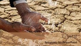  Presentation with desert - Audience pleasing PPT theme consisting of business-man-washing-hands backdrop and a coral colored foreground