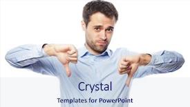  Presentation with business success biblical principles - Audience pleasing slide set consisting of business man with thumb down backdrop and a lemonade colored foreground