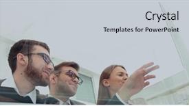  Presentation with managers - Audience pleasing PPT layouts consisting of  backdrop and a  colored foreground