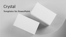  Presentation with branding - Theme enhanced with business marketing brand - set of blank items background and a light gray colored foreground