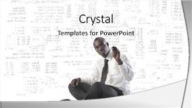  Presentation with writing - Amazing PPT theme having  backdrop and a  colored foreground