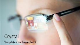  Presentation with information technology - Slides featuring business media future technology information background and a lemonade colored foreground