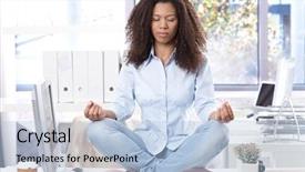  Presentation with ethnic - Slide set featuring trains wagons on a station background and a dark gray colored foreground