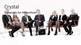  Presentation with answers business - PPT theme consisting of business meeting answering a question background and a white colored foreground