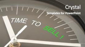  Presentation with once upon a time text - Colorful slides enhanced with business moments - time to sell text backdrop and a gray colored foreground