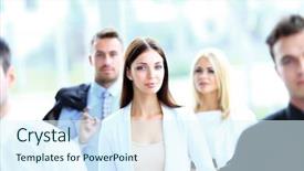  Presentation with portrait of medical professionals - PPT layouts consisting of join free written on red background and a pink colored foreground