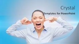  Presentation with stress - Beautiful PPT layouts featuring business-office-and-stress-concept backdrop and a light blue colored foreground