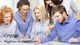  Presentation with architecture - Audience pleasing PPT layouts consisting of business office architecture and startup backdrop and a light blue colored foreground