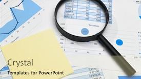  Presentation with bookkeeping - Beautiful slide set featuring business-office-desk-closeup-financial backdrop and a soft green colored foreground