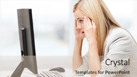  Presentation with education - Audience pleasing PPT theme consisting of cheerful young couple sitting and having breakfast on the kitchen together backdrop and a lemonade colored foreground