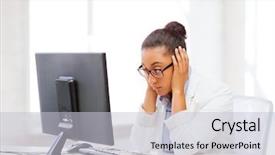  Presentation with education - Presentation theme enhanced with business office school and education background and a light gray colored foreground