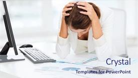  Presentation with education - Theme enhanced with business office school and education background and a sky blue colored foreground