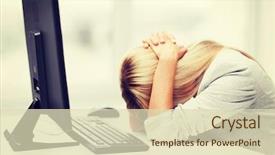  Presentation with stressed - Presentation featuring business office school and education background and a soft green colored foreground