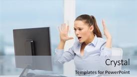  Presentation with crisis - PPT layouts featuring shows the word document management background and a lemonade colored foreground