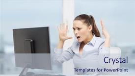  Presentation with stress management in education - Beautiful slide deck featuring business office school problem crisis backdrop and a lemonade colored foreground