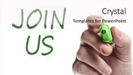  Presentation with business opportunity - PPT layouts consisting of business opportunity - hand write with green marker background and a white colored foreground