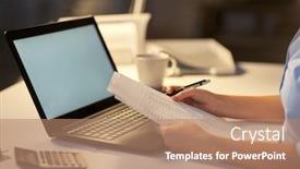  Presentation with dark night - Amazing PPT layouts having business-overwork-deadline-and-people backdrop and a coral colored foreground