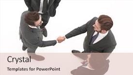  Presentation with win - Slide deck with business partners giving a high background and a lemonade colored foreground