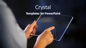  Presentation with technology - Cool new PPT theme with business-people-and-technology-concept backdrop and a wine colored foreground